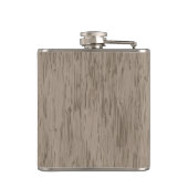 名前パーソナライズされたワイルドウエストガンリボルバーサロン フラスク (裏面)