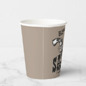 名前パーソナライズされたワイルドウエストガンリボルバーサロン 紙コップ (右)