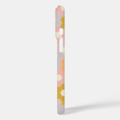 名前パーソナライズされたヴィンテージパステル六角フローラ Case-Mate iPhoneケース (裏面 / 左)