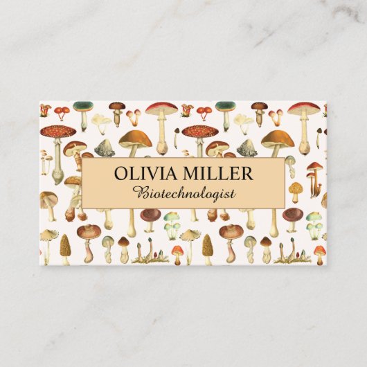 名前パーソナライズされたヴィンテージ名刺 コーリングカード (正面)