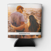 名前パーソナライズされた両面テンプレートクーラーボックス 缶クーラー (正面)