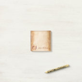 名前パーソナライズされた付きサイドタブ ポストイット (デスク上)