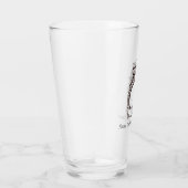 名前パーソナライズされた付きビールグラス タンブラーグラス (右)