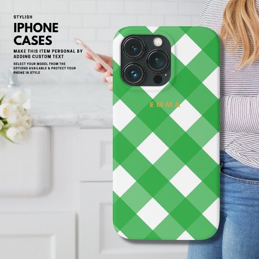 名前パーソナライズされた付きピンクジンガムiPhoneケース Case-Mate iPhoneケース