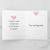 名前パーソナライズされた付きフレンド誕生日カード カード (内部)