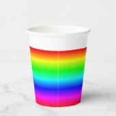 名前パーソナライズされた付きレインボーグラデーション 紙コップ (右)