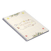 名前パーソナライズされた付き日記ノート ノートブック (右側)