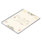 名前パーソナライズされた付き日記ノート ノートブック (左側)