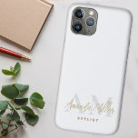 名前パーソナライズされた付き白金ゴールドモノグラモダンム iPhone 11 PROケース<br><div class="desc">Introducing the パーソナライズされた With Nameホワイト金ゴールドモノグラムiPhoneケースモダン – パーソナライズと優れた電話の保護を組み合わせお洒落てスタイリッシュ、アクセサリ。このモノグラムの電話ケースは、手書きの筆記体で名前をカスタムするとモノグラムエレガントを備え、署名の外観を作成する。iPhoneとサムスンギャラクシーの両方のユーザーのために設計されたこの保護されたの電話ケースカスタムは、あなたのデバイスを保護するだけでなく、あなたの毎日のスタイルに洗練のtouchを追加する。タイムレスな白と数々の金ゴールドのパレットを備えたカラーデザインは、あなたの味を反映しながら携帯電話のケースを際立たせることを確ユニーク認する。名白金ゴールドモノグラムパーソナライズされたiPhoneケースで技術アクセサリーを高めモダン – エレガンスと機能保護の完璧な融合パーソナライズされたあなたのモバイルデバイスのために。</div>
