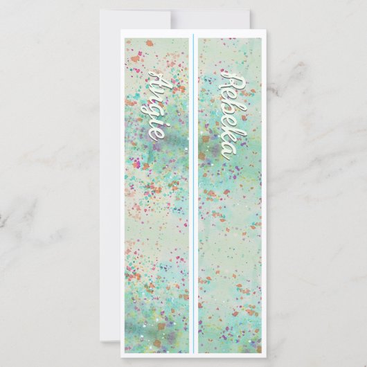 名前パーソナライズされた付き絵を描は2つのブックマーク (正面)