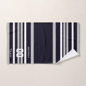 名前パーソナライズされた付き，#，チーム，スポーツファンチーム バスタオルセット (ハンドタオル)