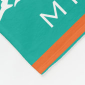 名前パーソナライズされた付き,#,チーム,スポーツファンチーム フリースブランケット (角)