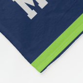 名前パーソナライズされた付き,#,チーム,スポーツファンチーム フリースブランケット (角)