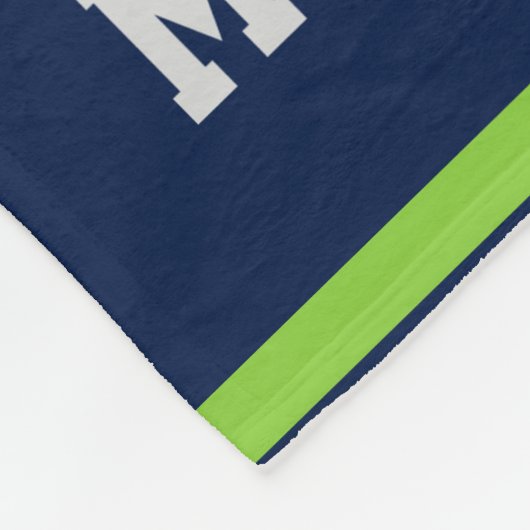 名前パーソナライズされた付き,#,チーム,スポーツファンチーム フリースブランケット (角)