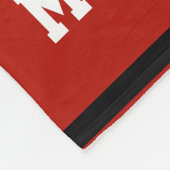 名前パーソナライズされた付き,#,チーム,スポーツファンチーム フリースブランケット (角)