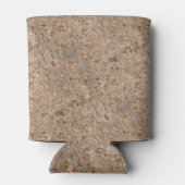 名前パーソナライズされた付きGeology Rockテクスチャ 缶クーラー (裏面)