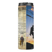 名前パーソナライズされた会社ラインマン タンブラー (裏面)