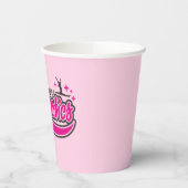 名前パーソナライズされた体操選手スプリット飛翔体操 紙コップ (左)