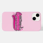 名前パーソナライズされた体操選手スプリット飛翔体操 Case-Mate iPhoneケース (裏面 (横))