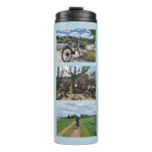 名前パーソナライズされた写真テンプレートサーマルタンブラー タンブラー (正面)