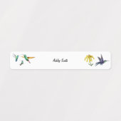 名前パーソナライズされた学校防水ラベル ラベル (デザイン2)