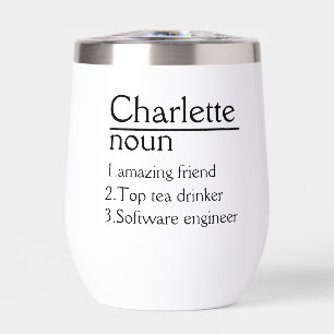 名前パーソナライズされた定義タンブラー