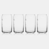 名前パーソナライズされた定義タンブラー ガラス缶 (右)