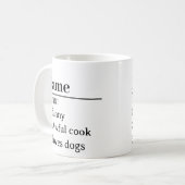 名前パーソナライズされた定義マグギフトアイディアの前 コーヒーマグカップ (正面左)