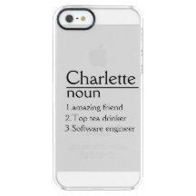 名前パーソナライズされた定義iPhoneケース