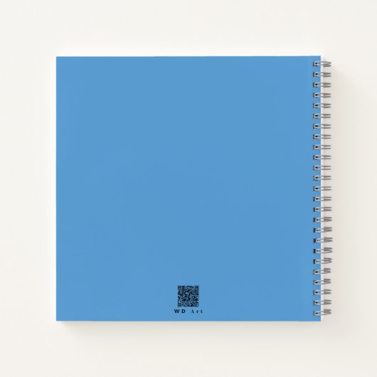 名前パーソナライズされた家族の思い出ブルージャーナル ノートブック (裏面)