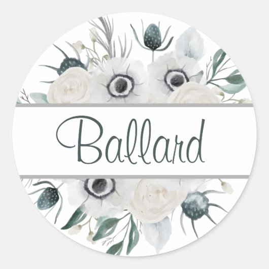 名前パーソナライズされた封筒用シール ラウンドシール