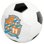 名前パーソナライズされた年齢11サッカーのサッカーシールド サッカーボール (3/4)