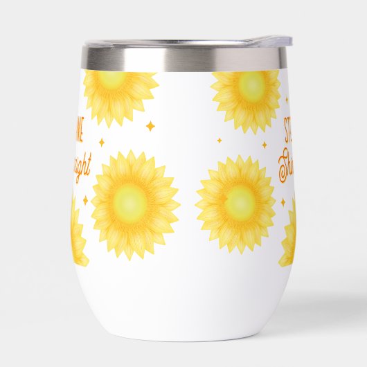 名前パーソナライズされた引用文ひまわりやる気を起こさせる (左面)