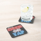 名前パーソナライズされた愛国的なビールの看板Brewery Pub コースター (右側)