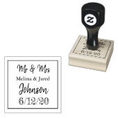 名前パーソナライズされた感謝の切手 ラバースタンプ (押印)