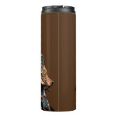 名前パーソナライズされた戦士アーマーサーマルタンブラー タンブラー (裏面)