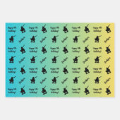 名前パーソナライズされた気持ちスポーツスケートボード ラッピングペーパーシート (正面3)