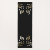 名前パーソナライズされた水の色の位置合わせチャクラ ヨガマット (裏面)