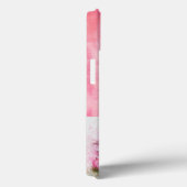 名前パーソナライズされた水カラーフローラ Case-Mate iPhoneケース (裏面 / 右)