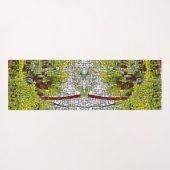 名前パーソナライズされた竹アートメディテーションYoga Mat ヨガマット (裏面(横))