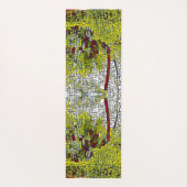 名前パーソナライズされた竹アートメディテーションYoga Mat ヨガマット (裏面)