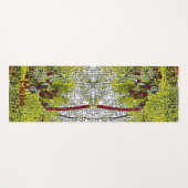 名前パーソナライズされた竹アートメディテーションYoga Mat ヨガマット (正面(横))