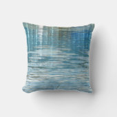 名前パーソナライズされた結婚反射レイクスクエア クッション (正面)