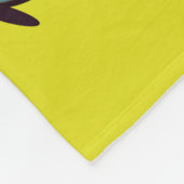 名前パーソナライズされた蝶の蝶カラフル蝶 フリースブランケット (角)