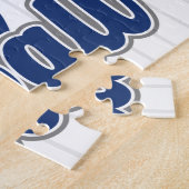 名前パーソナライズされた野球チームのプレーヤーゲーム ジグソーパズル (側面)