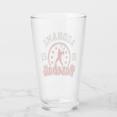 名前パーソナライズされた野球チームのプレーヤーゲーム タンブラーグラス (裏面)