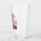 名前パーソナライズされた野球チームのプレーヤーゲーム タンブラーグラス (左)