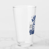 名前パーソナライズされた野球チームのプレーヤーゲーム タンブラーグラス (右)