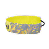 名前パーソナライズされた金ゴールドモダンTerrazzo Pattern アスレチックヘッドバンド (右)