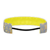 名前パーソナライズされた金ゴールドモダンTerrazzo Pattern アスレチックヘッドバンド (裏面)